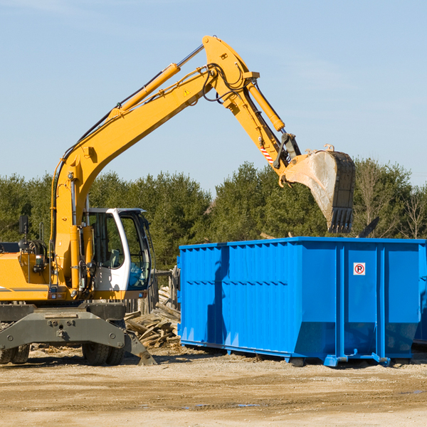 are there any restrictions on where a residential dumpster can be placed in Powell Alabama